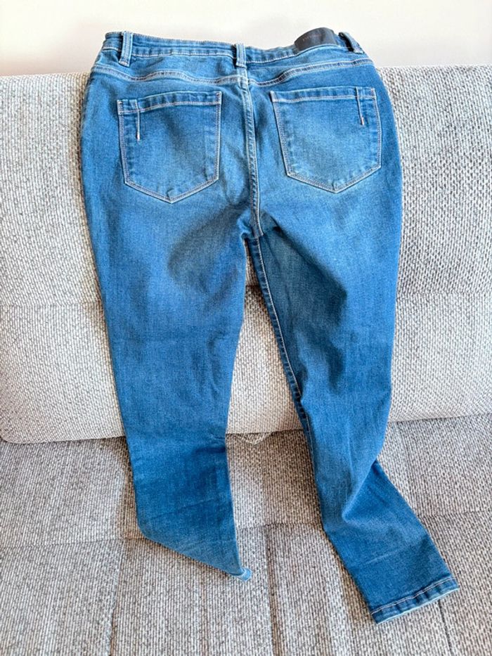Jean femme PROMOD bleu - photo numéro 7