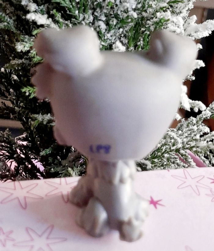 Figurine Littlest Pet Shop Chien Schnauzer gris - photo numéro 2