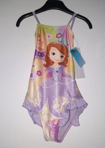 Maillot de bain princesse sofia taille 2 ans