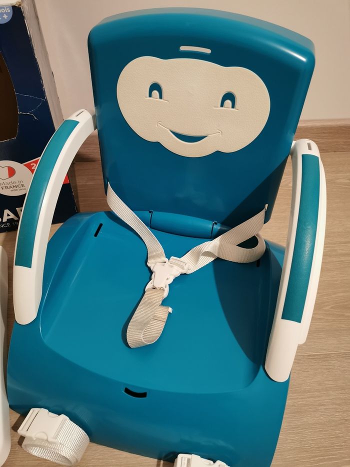 Rehausseur de chaise thermobaby bleu émeraude - photo numéro 2
