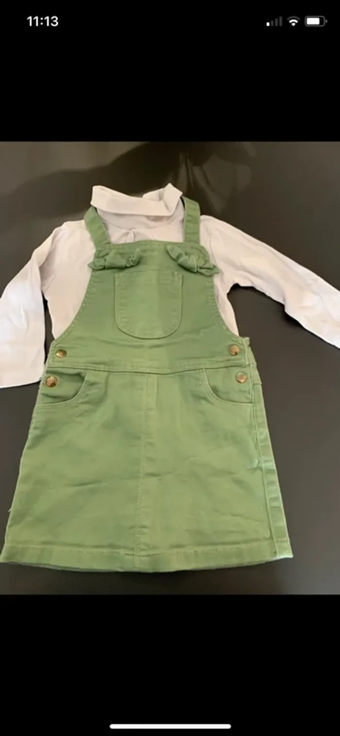 Ensemble robe tape a l’œil taille 24 mois
