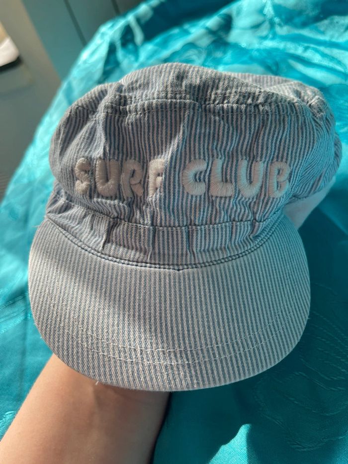 Casquette Surf Club bleue/blanche