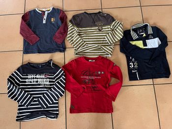 Lot de 5 t shirts manches longues garçon 6 ans