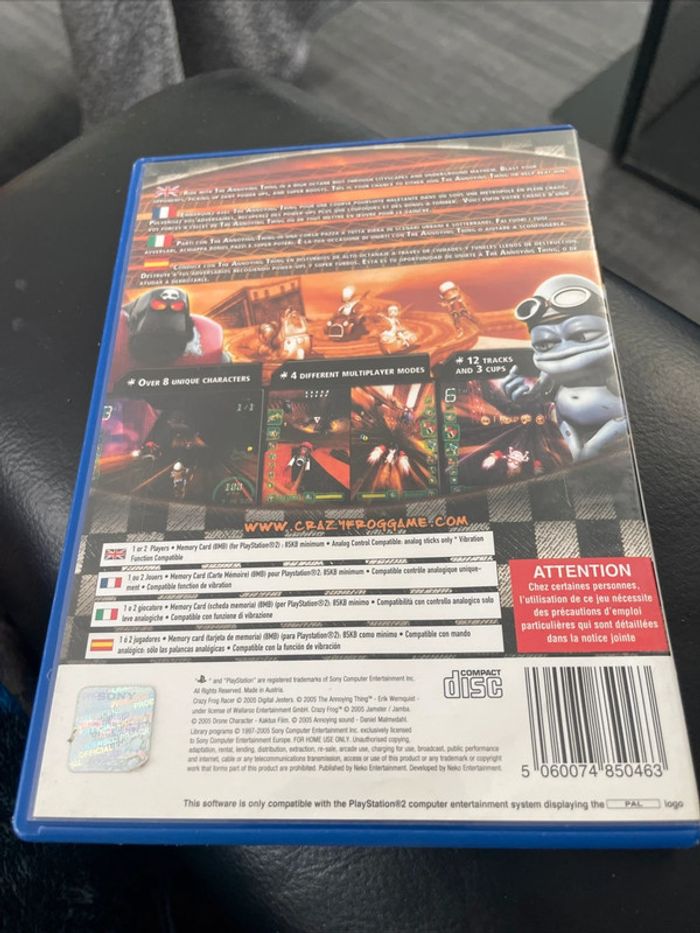 Jeu crazy frog racer PlayStation 2 - PS2 - photo numéro 2