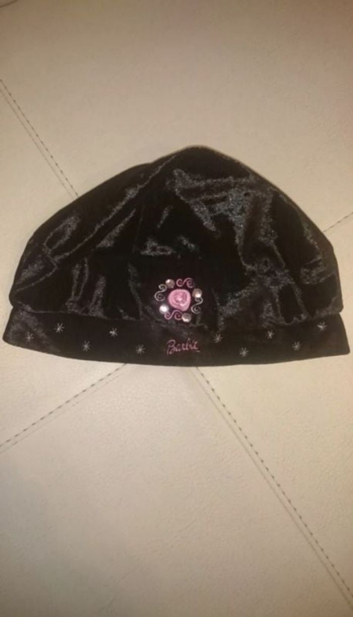 Béret noir enfant Barbie