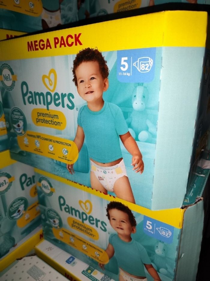 Pampers premium taille 5 2 cartons