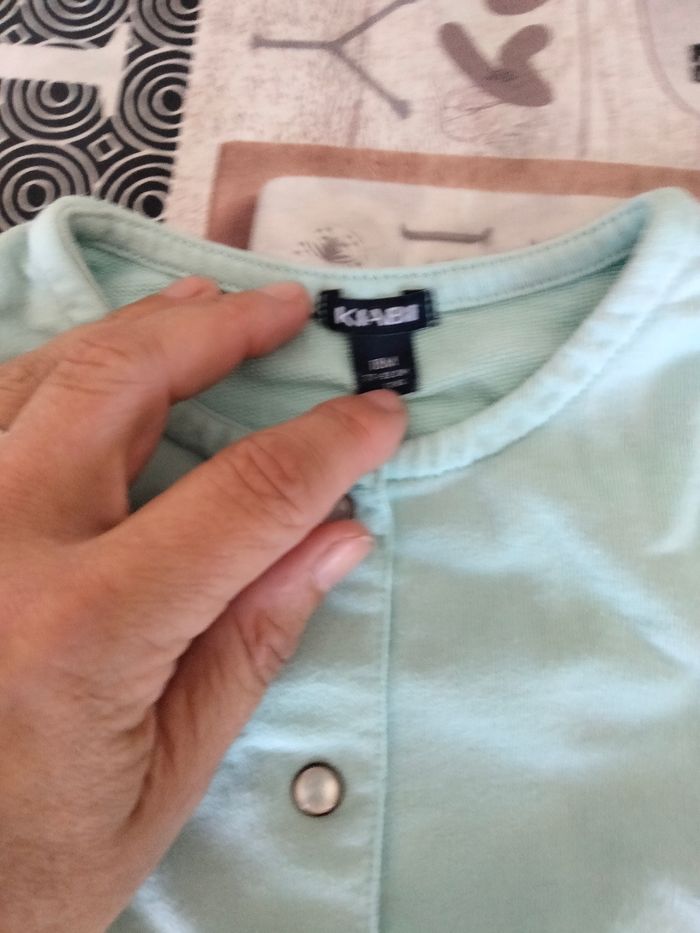 Gilet turquoise - photo numéro 3