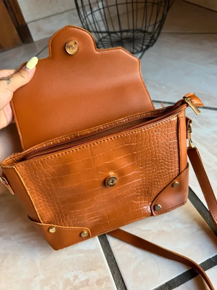 sac à main marron - photo numéro 2