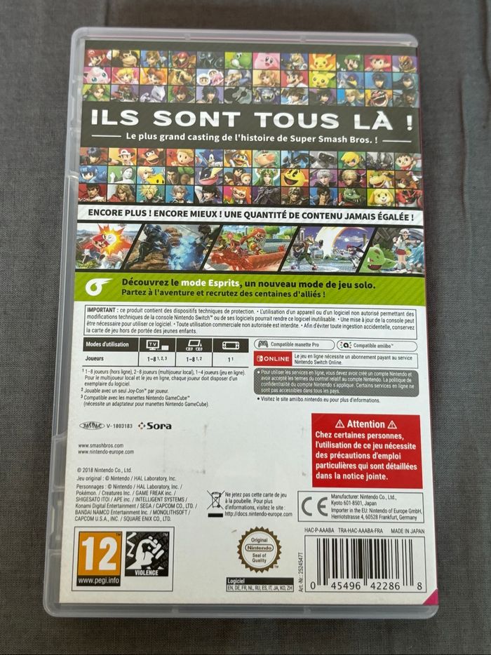 Jeu switch super smash bros ultimate - photo numéro 3