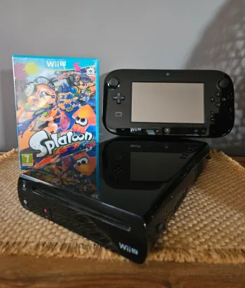 Nintendo Wii U noir 32Go # Pack Splatoon #