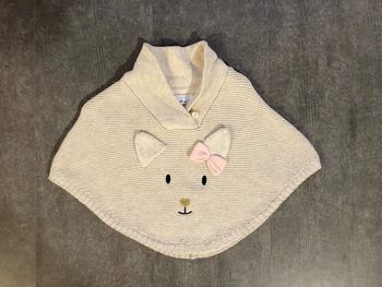 Poncho/gilet beige NEUF