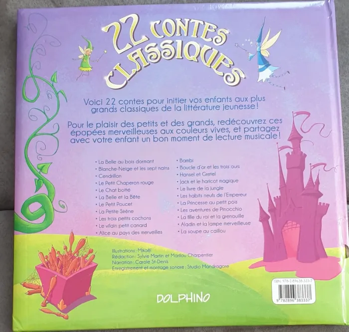 Livre + CD 22 contes classiques - photo numéro 2