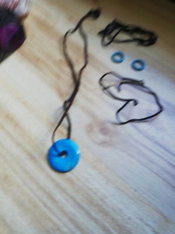 Collier et bague fait main