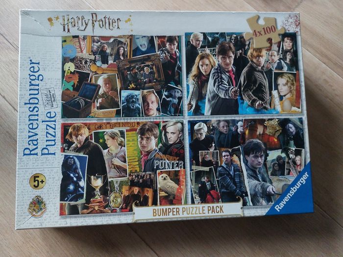 Boite de 4 puzzles 100 pièces Harry Potter - photo numéro 2