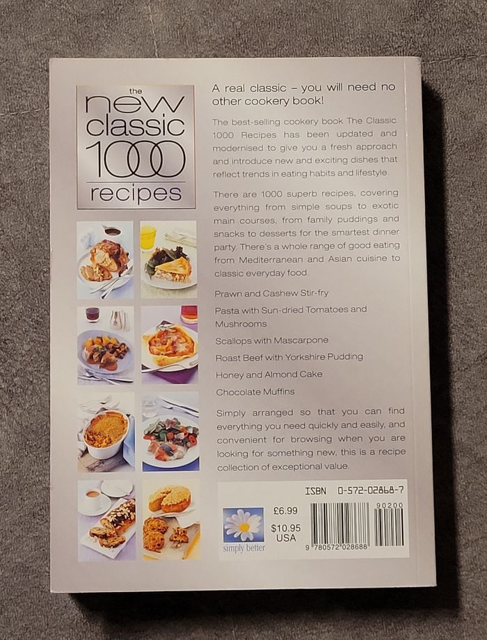 The New Classic 1000 Recipes Wendy Hobson - photo numéro 2