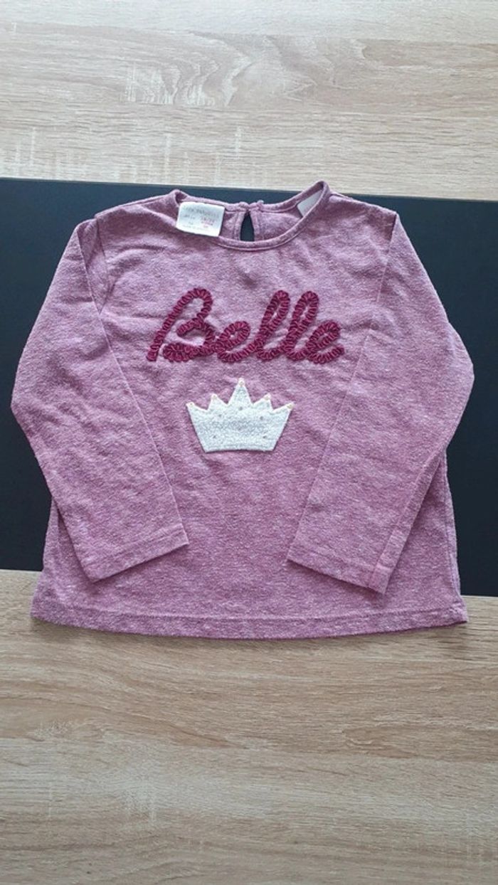 Lot de 4 tee-shirts manches longues 18 mois - photo numéro 6