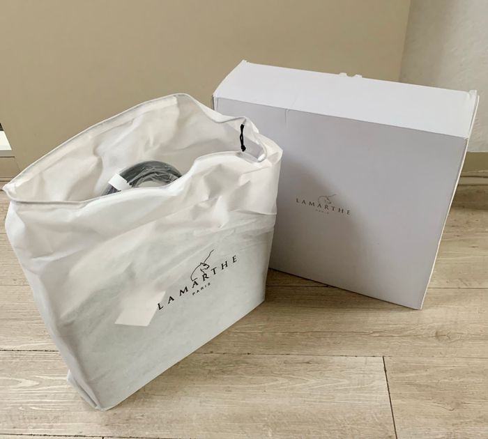 Sac à main noir en cuir neuf Lamarthe - photo numéro 9