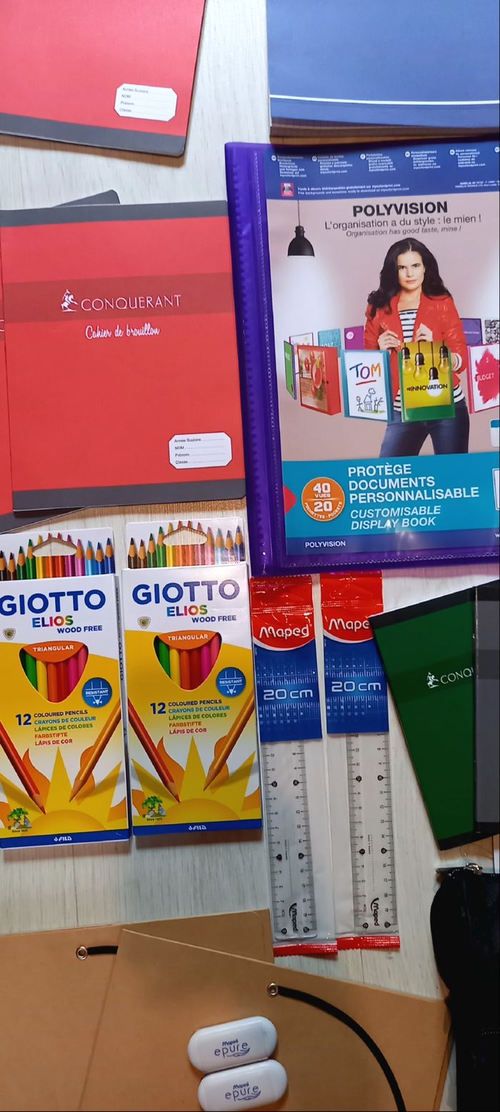 Lot de fournitures scolaires neuves - photo numéro 7