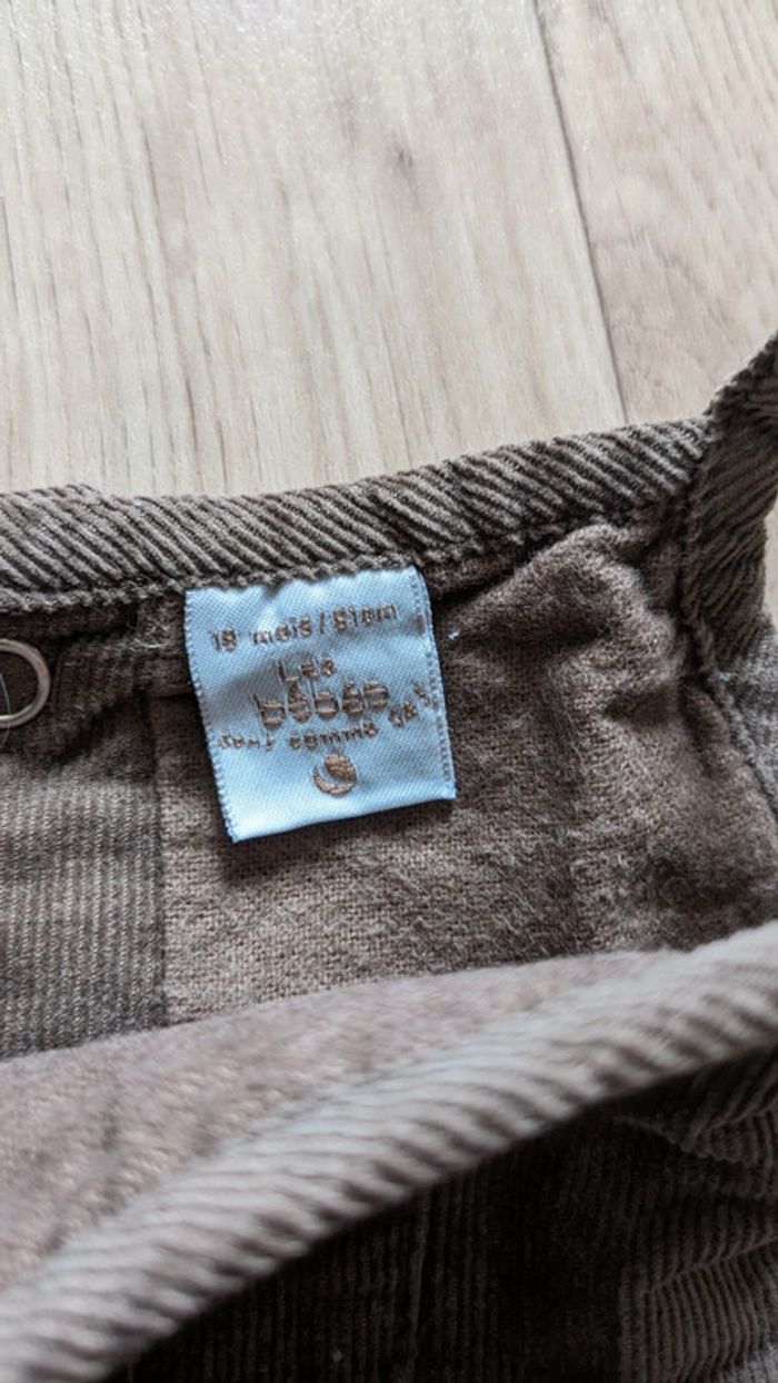 Robe marron et Rose les bébés sont comme ça 18 Mois - photo numéro 4