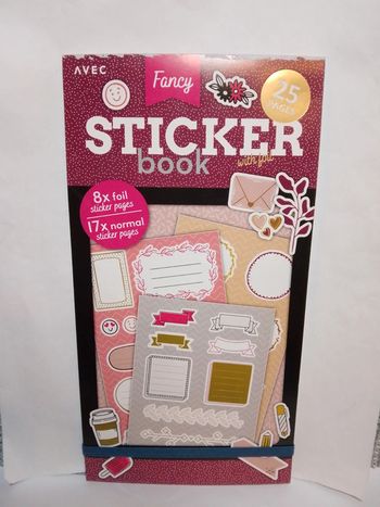 Sticker book élastique "Fancy"