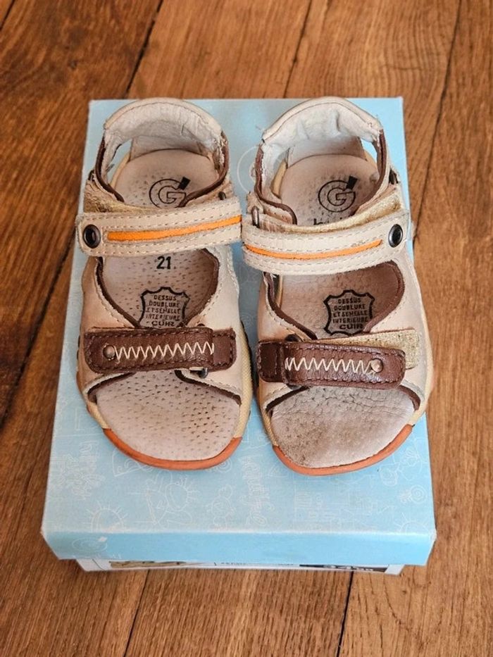 Sandales bébé cuir
