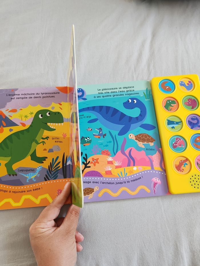 Livre sonore dinosaure - photo numéro 3