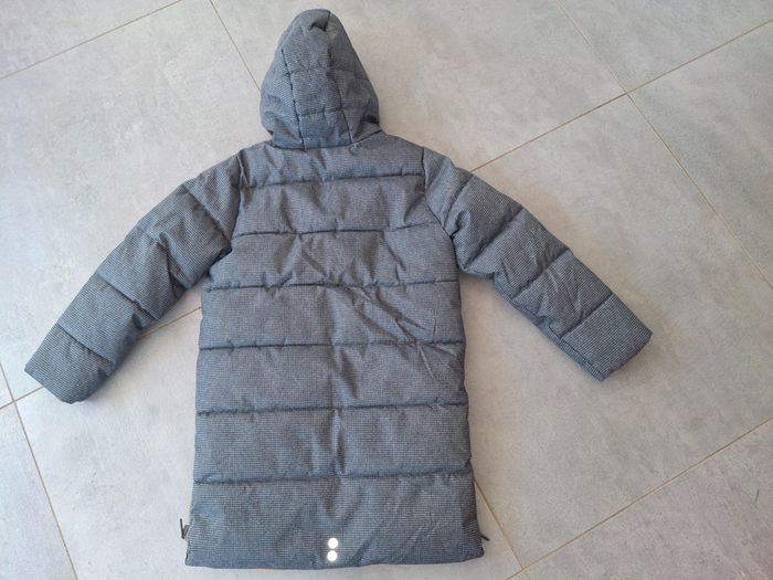 Doudoune réversible grise / moutarde 8 ans - photo numéro 2