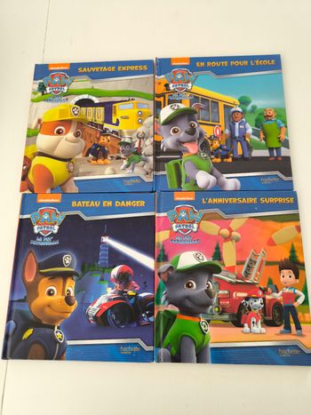 4 livres de la Paw patrouille