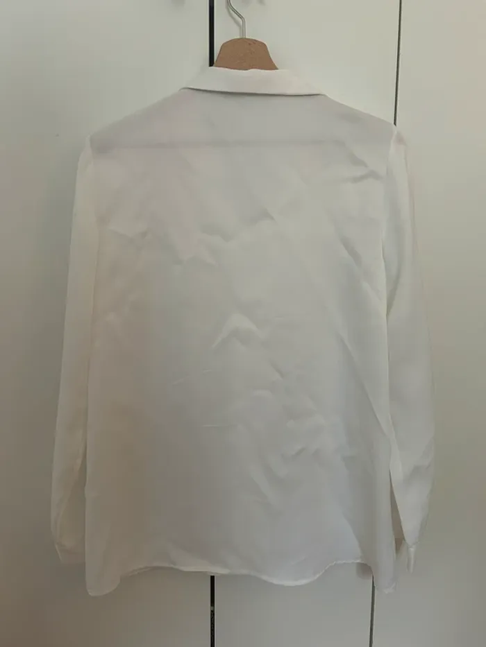 Chemisier / surchemise satinée oversize Zara - photo numéro 4