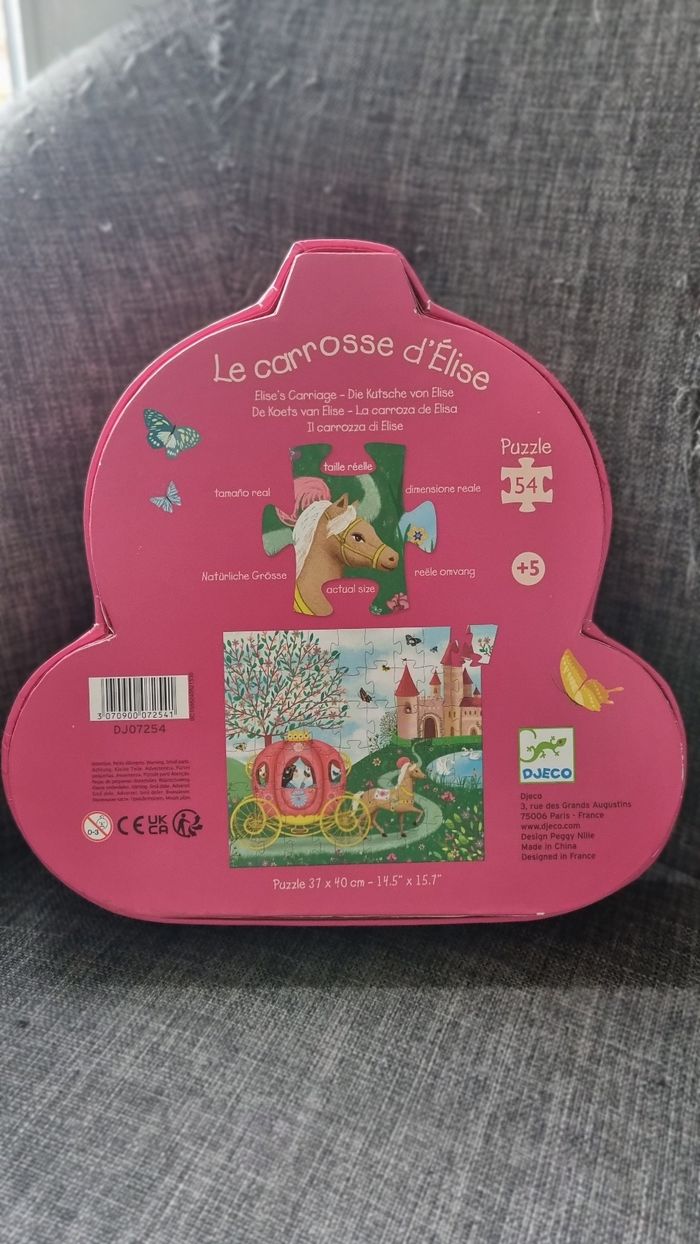 puzzle Le carrosse d'Elise djeco 5+ - photo numéro 3
