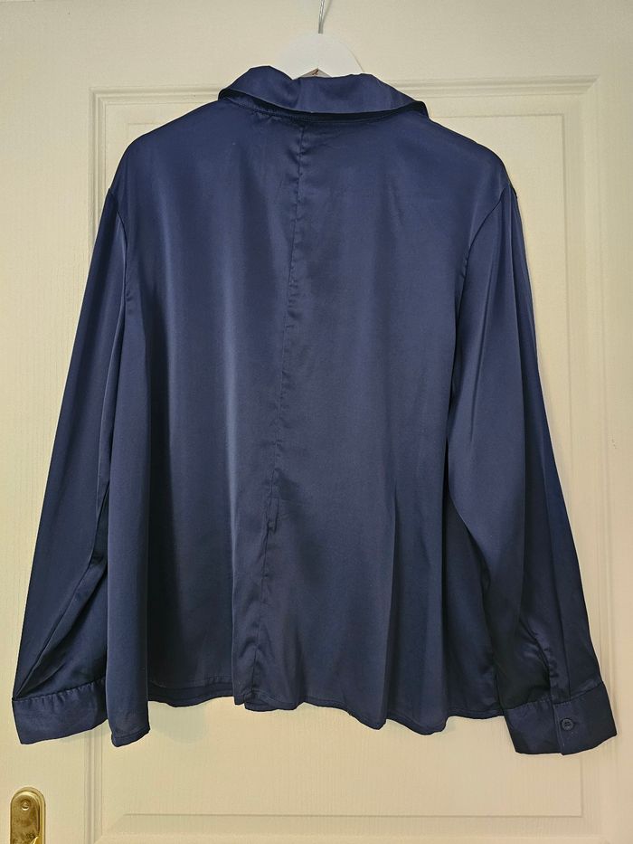 Blouse satiné rose - photo numéro 3