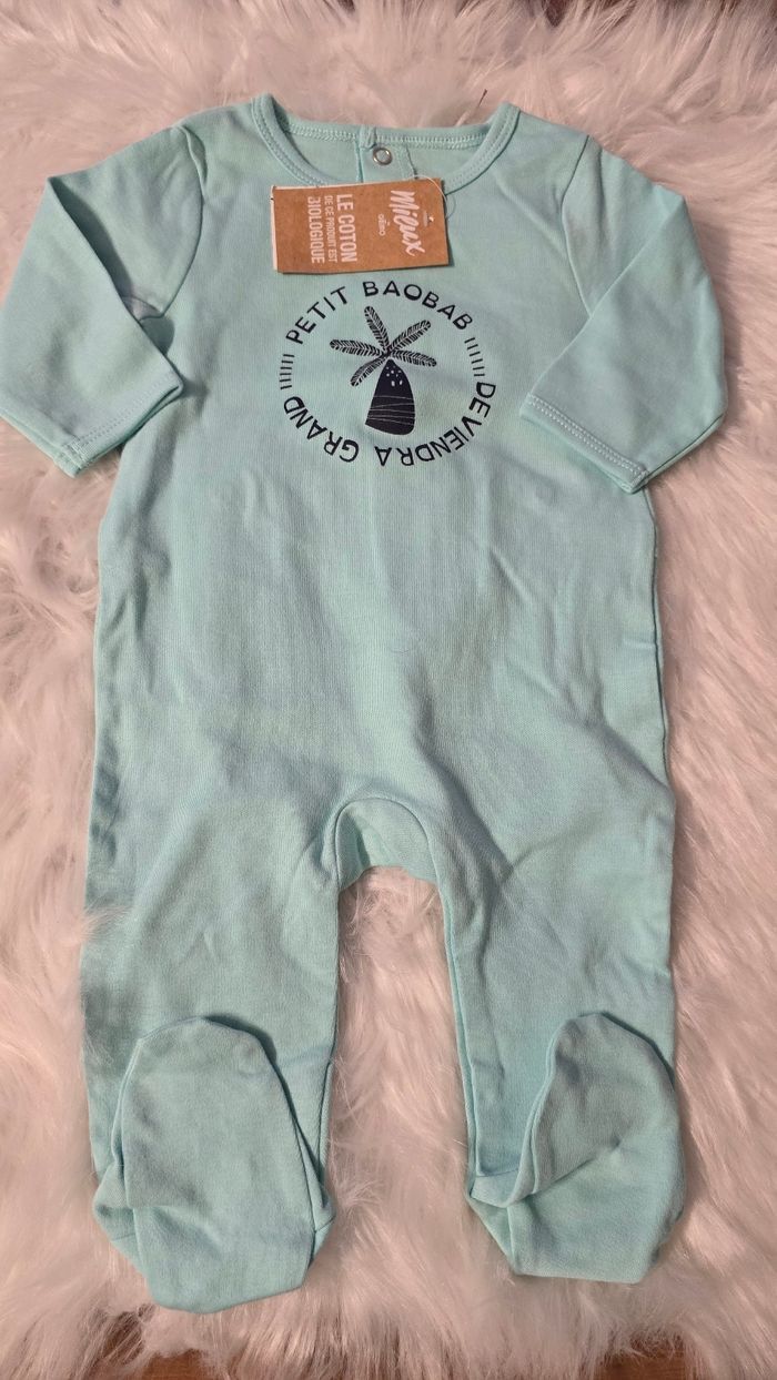 Neufs (non portés) 🏷💙😍 lot trois pyjamas coton 3mois Garçon 💙 - photo numéro 8