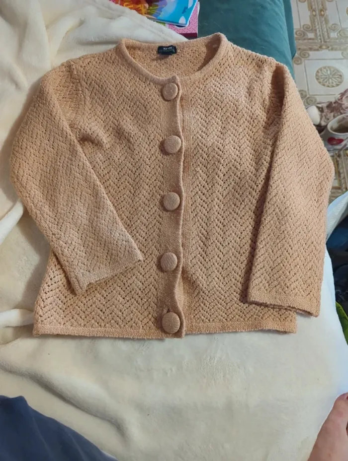 Gilet marron 36 mois - photo numéro 2