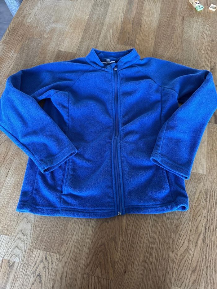 Veste polaire bleu garcon 10 ans