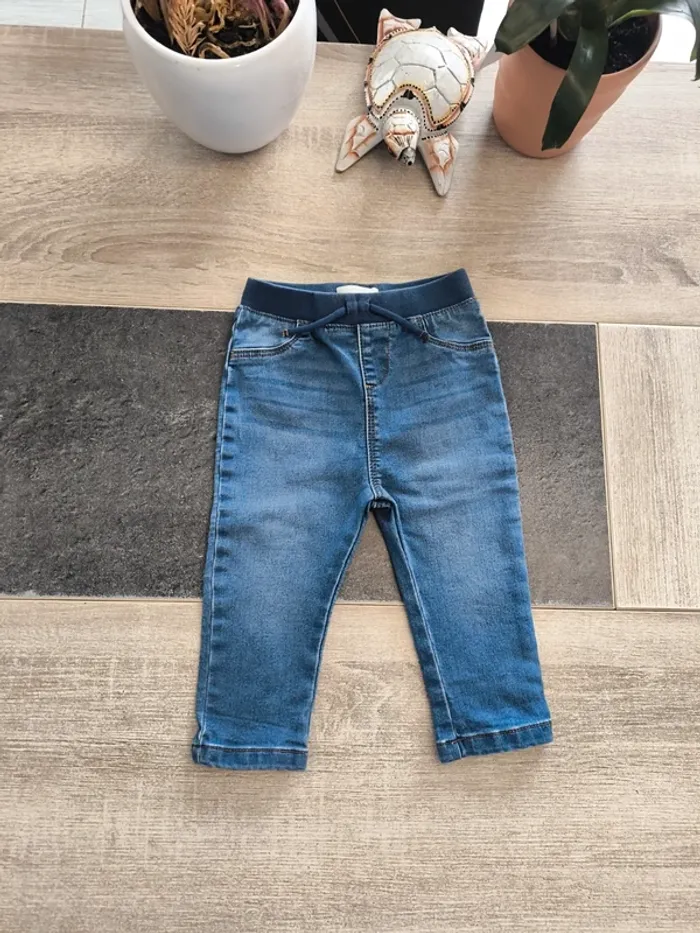 Pantalon jean souple garçon 12 mois 80cm Primark - photo numéro 2