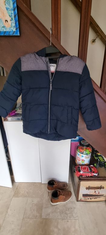 Manteau doublé polaire garçon