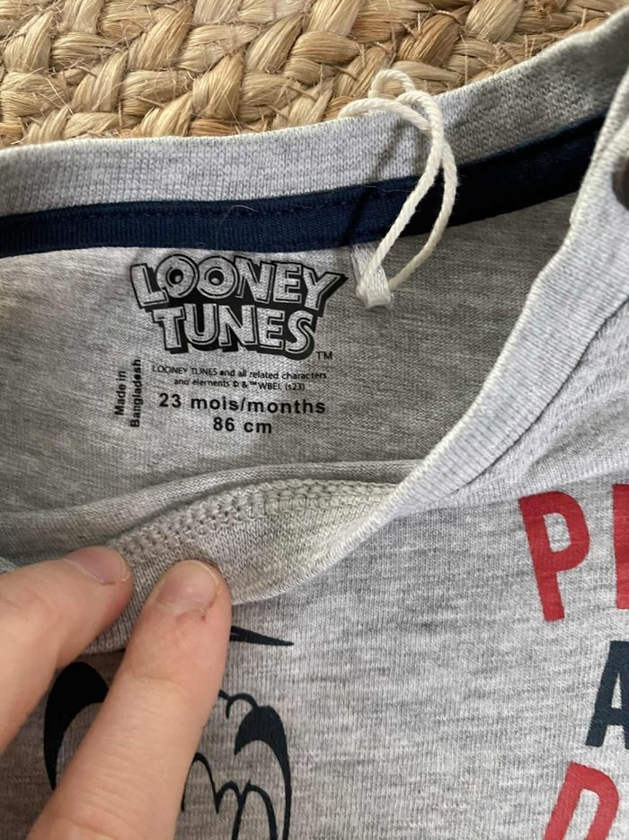 T-shirt mc looney tunes tom et jerry 23 mois orchestra - photo numéro 3