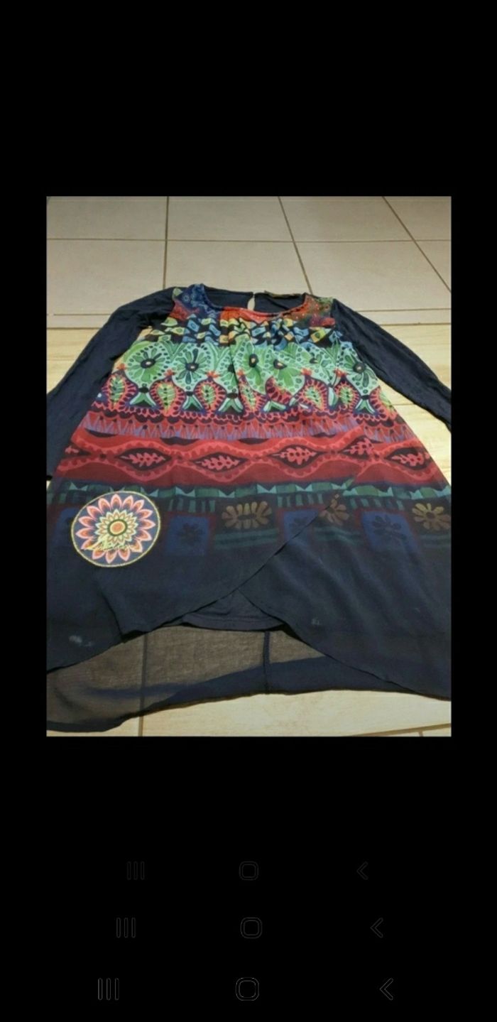 Robe originale desigual  11/12 ans - photo numéro 2