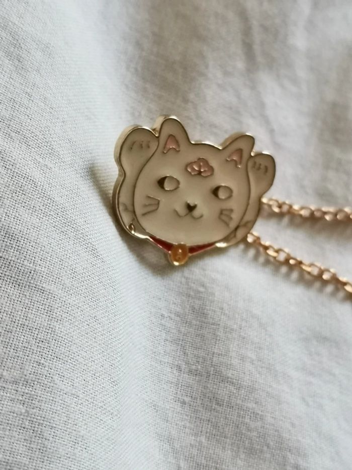 Double Pins à chaîne chat japonais - photo numéro 2