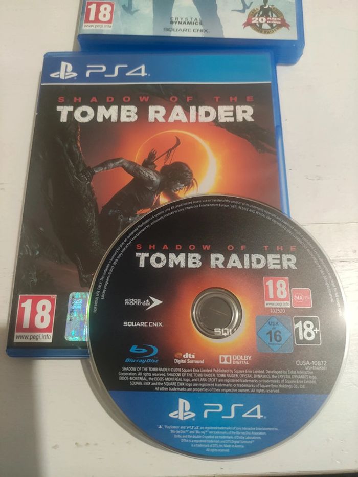 Shadow of the Tomb raider PS4 compatible avec PS5