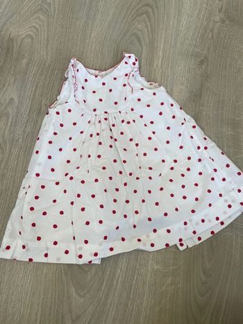 Robe jacadi coccinelles 12 mois