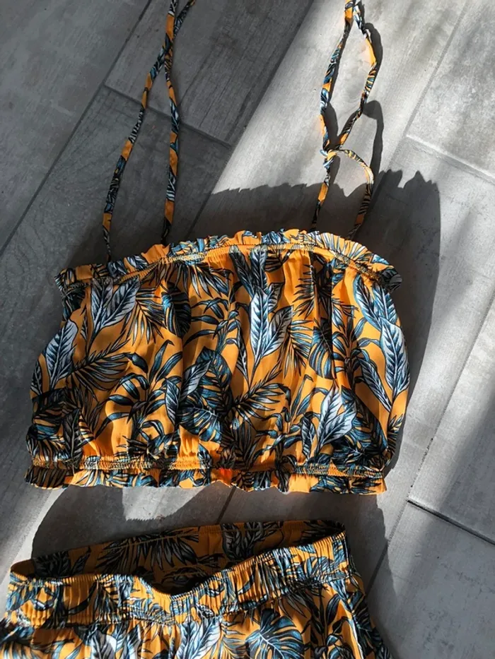 Ensemble pantalon fluide+haut Undiz TBE Taille S - photo numéro 2