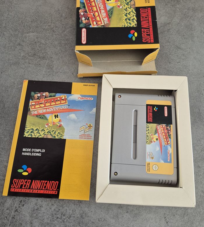 Jeu Super Nintendo Pac Man 2 ~ The New Adventures ~ Fra Fah - Super état - Complet - photo numéro 6