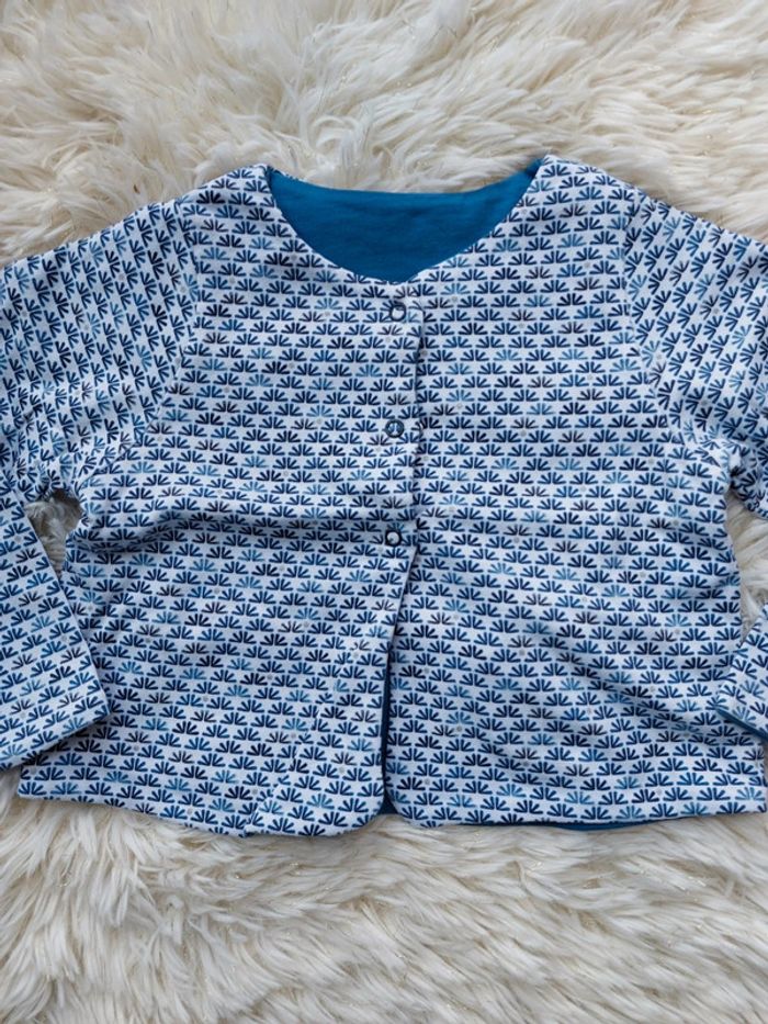 Gilet réversible 18 mois obaïbi - photo numéro 2