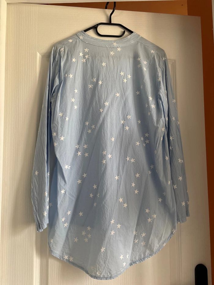 Chemisier bleu clair M/L - photo numéro 3
