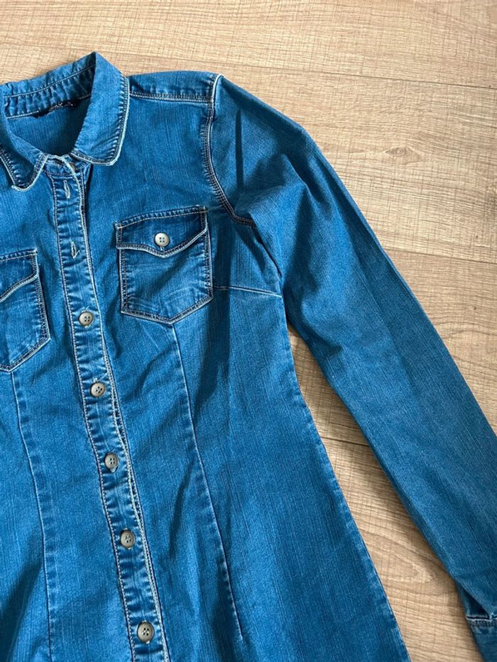 Robe bleue en jean à manches longues Only taille S jamais portée - photo numéro 13