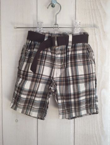 Bermuda carreaux - H&M - 12/18mois