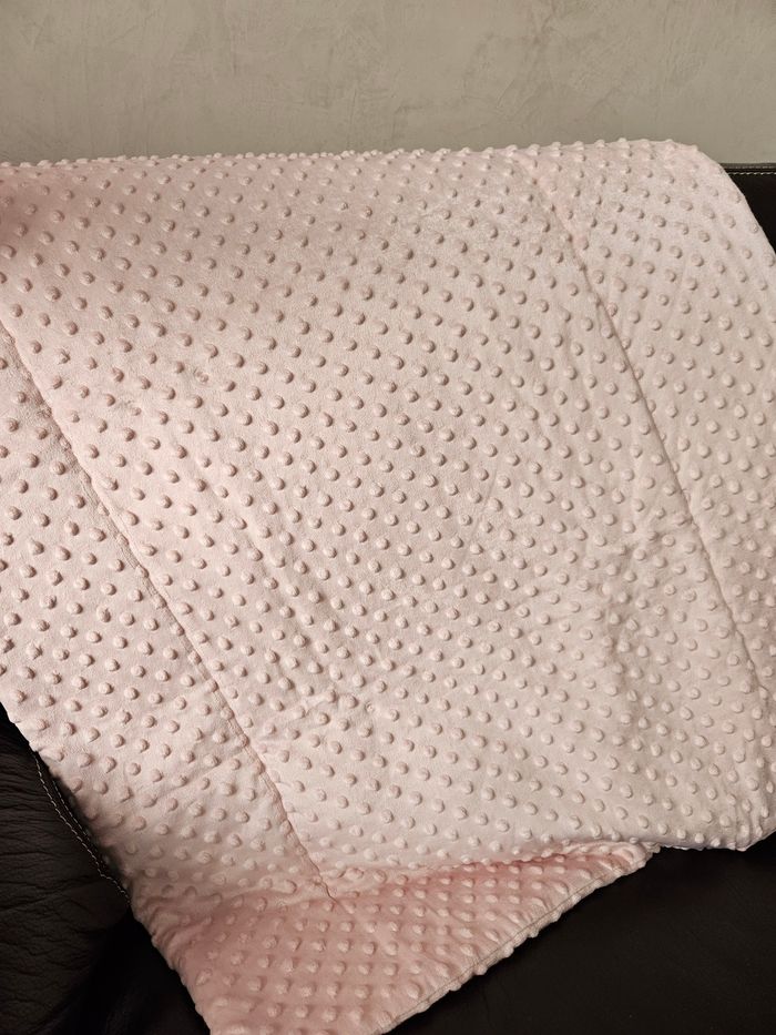 Couverture fée de la forêt rose et bleu - photo numéro 3