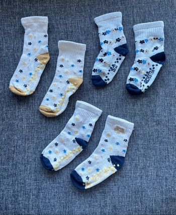 Lot 3 paires de chaussettes antidérapantes Orchestra 19 22