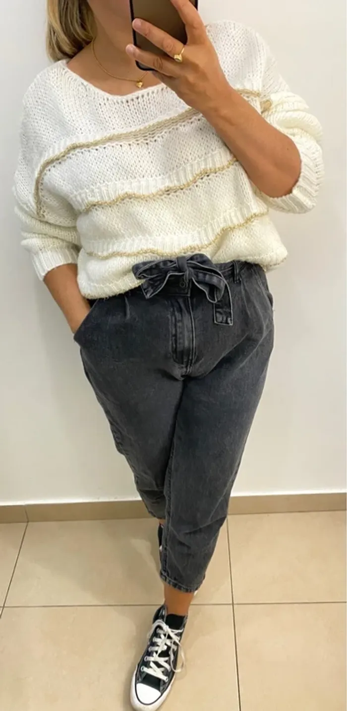 Pull Large Taille Unique Peace N’Love - photo numéro 3